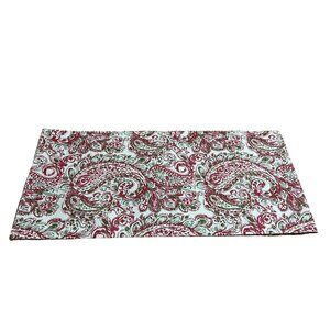 Christmas Holiday Red Paisley Print Table Runner 73 x 15 Dash Away Home
